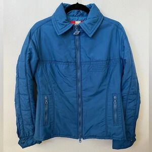 Anba of Austria VNTG 80s/90s size 14 Blue Puffer SKI Jacket Made in Austria